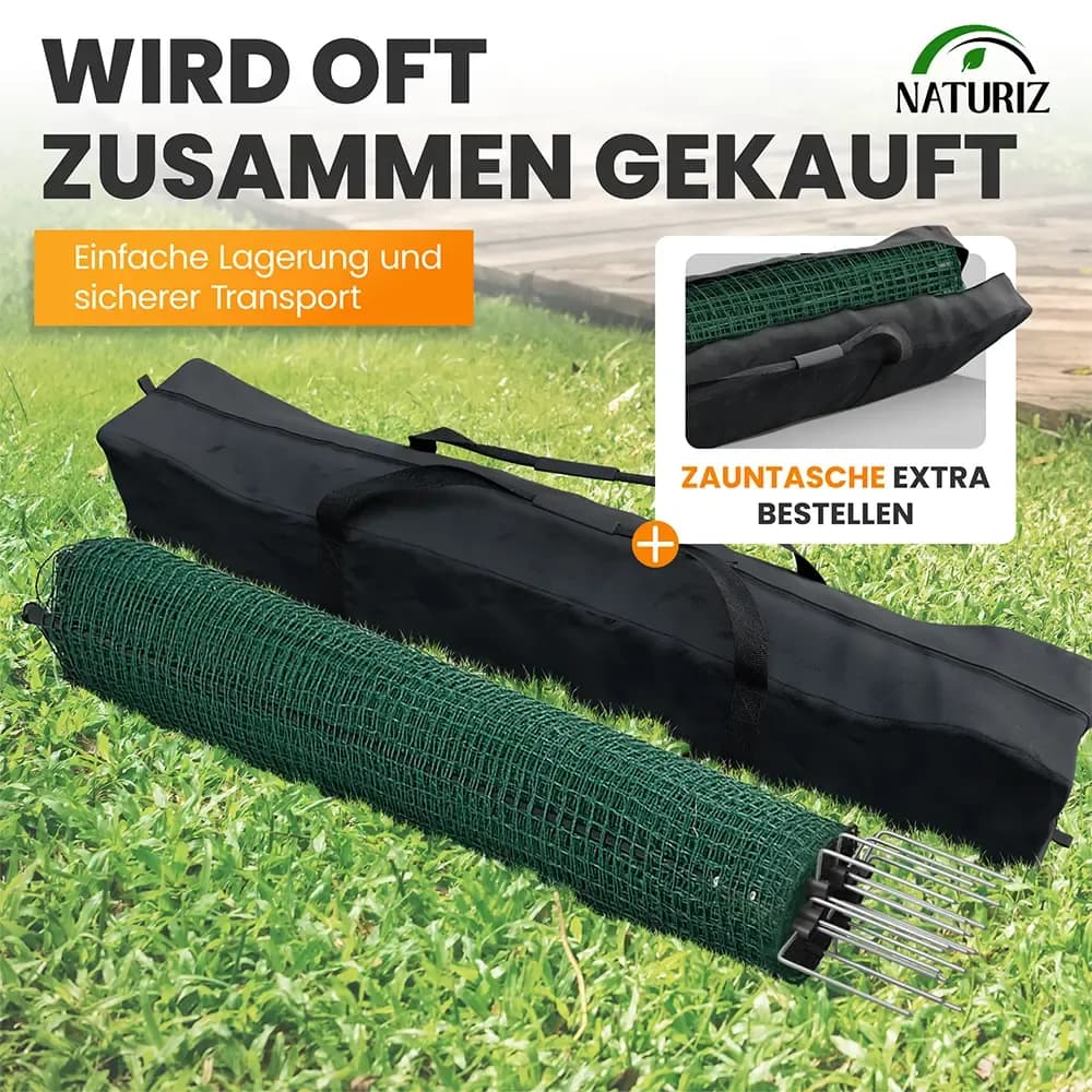 Produktbild von NATURIZ® Premium Zauntasche für 15 bis 25 m – (125x20x18cm)